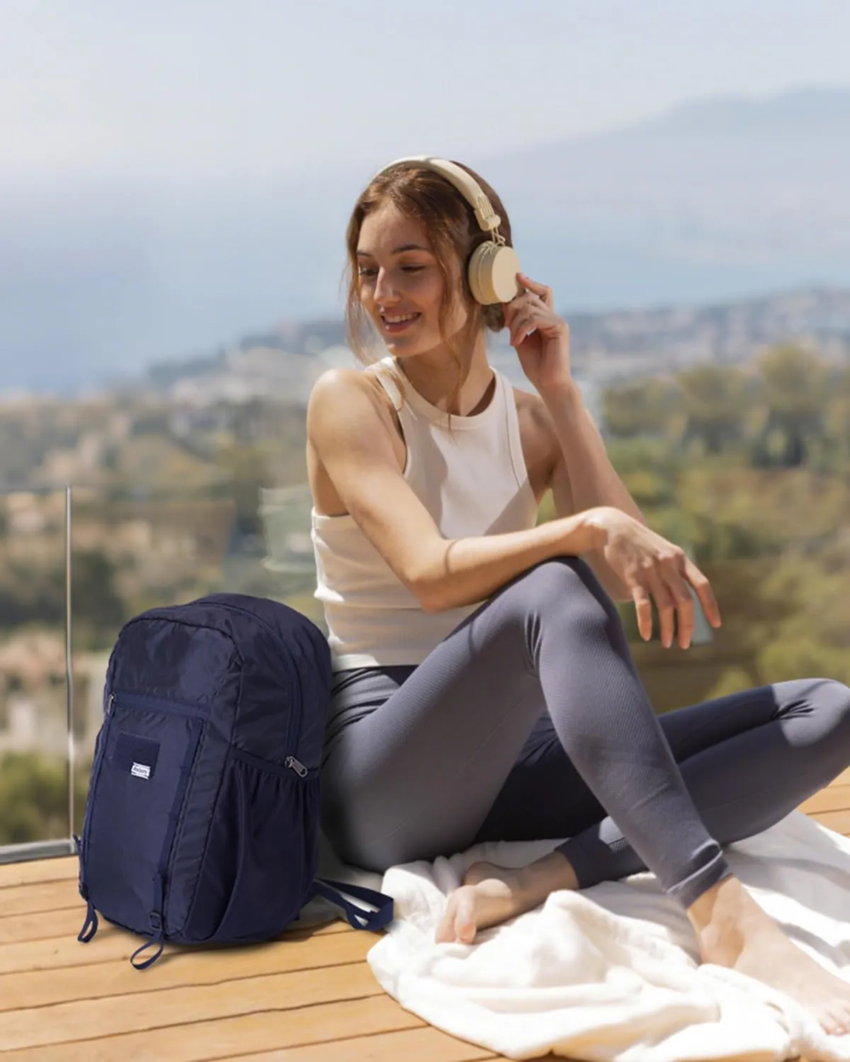 15L Small Hiking Backpack with Chest Pockets for Phone, Ultralight Hiking Daypack with Sternum Straps, Lightweight Foldable Packable Back Pack for Women Men(patent pending)
