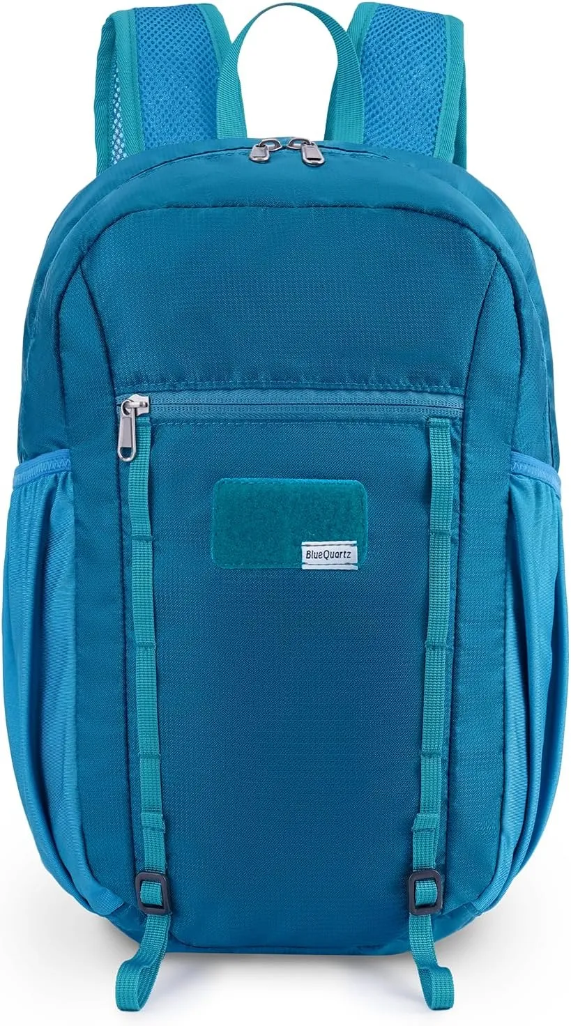 15L Small Hiking Backpack with Chest Pockets for Phone, Ultralight Hiking Daypack with Sternum Straps, Lightweight Foldable Packable Back Pack for Women Men(patent pending)