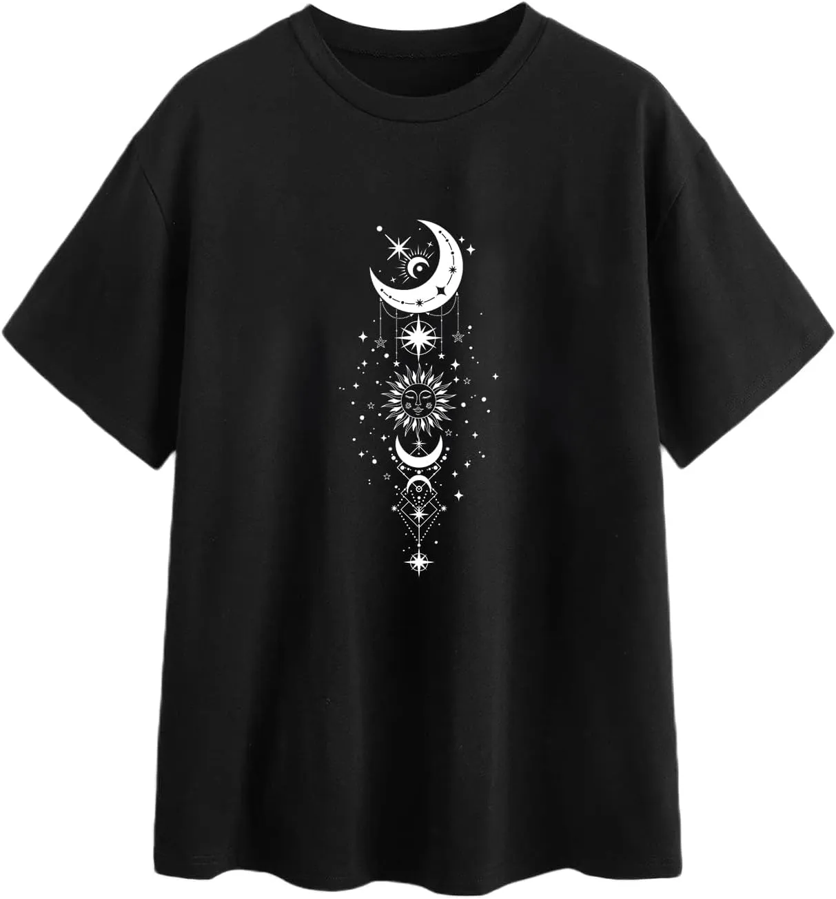 Avanova Womens Graphic Letter Print Short Sleeve T-Shirts Crewneck Casual Summer Cute Tees Tops