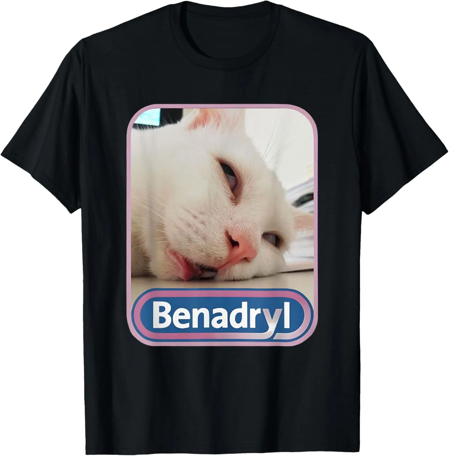 Benadryl Meme Cat Benny Cute & Funny T-Shirt