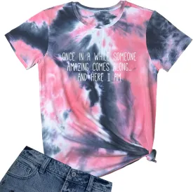 BLACKMYTH Women's Graphic Funny T Shirt Cute Tops Teen Girl Tee