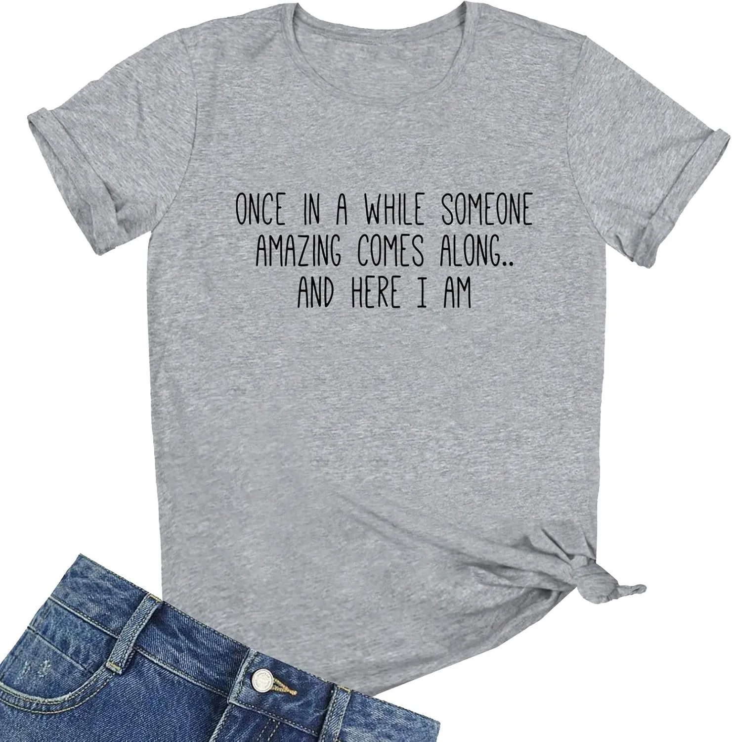 BLACKMYTH Women's Graphic Funny T Shirt Cute Tops Teen Girl Tee