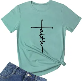 BLACKMYTH Women's Graphic Funny T Shirt Cute Tops Teen Girl Tees