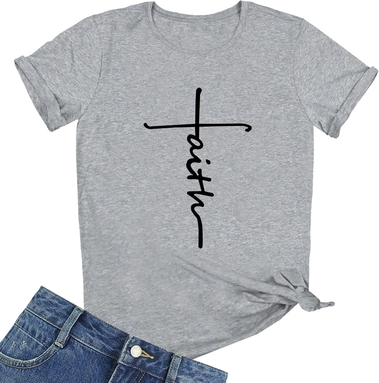 BLACKMYTH Women's Graphic Funny T Shirt Cute Tops Teen Girl Tees