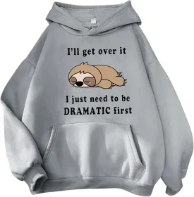 Cute Hoodies for Teen Girls Kawaii Panda Print Hoodies Pullover Tops Long Sleeve Hooded Sweatshirts for Teen Girls