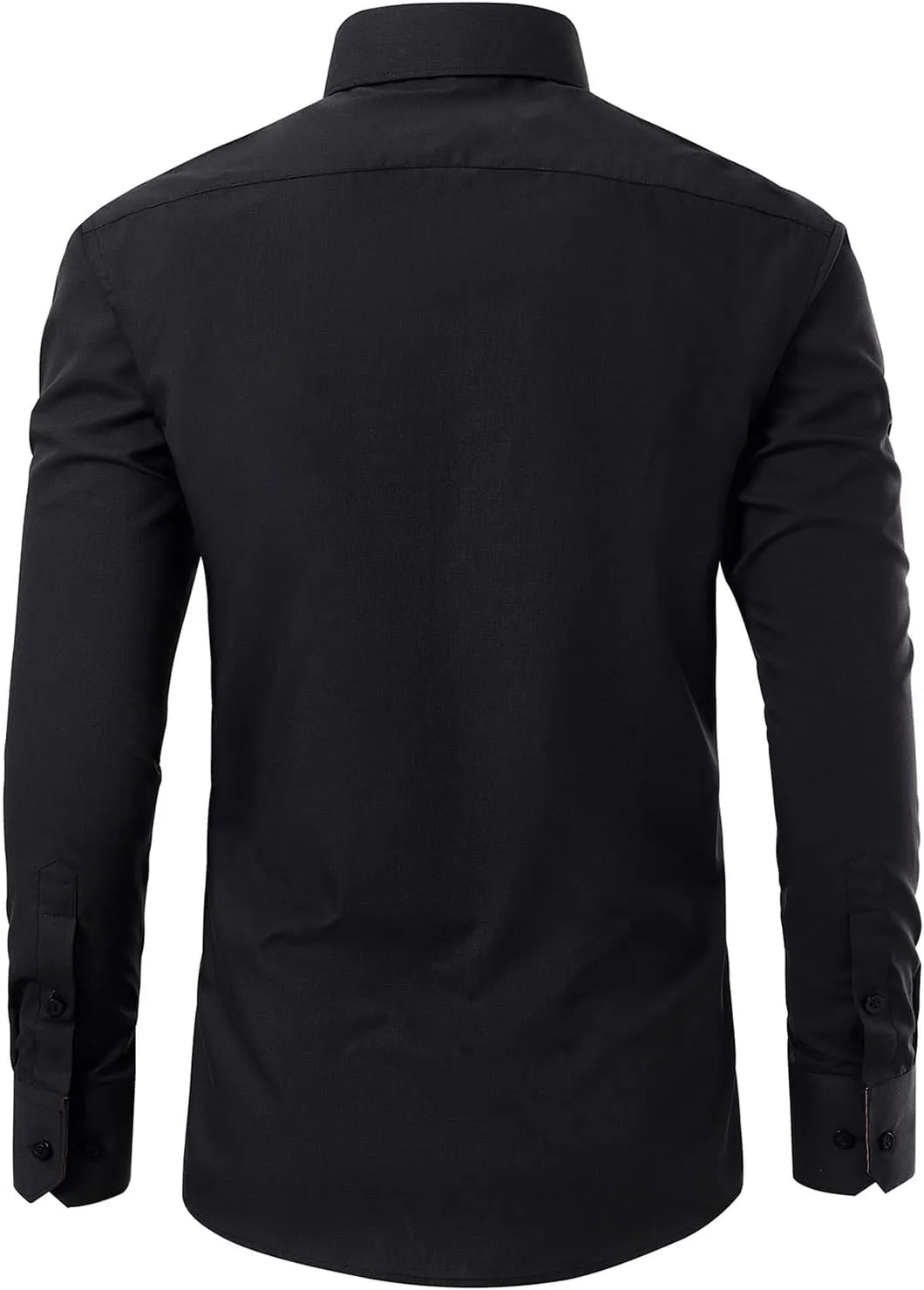 Gollnwe Men's Dress Shirts Long Sleeve Shirt White Button Down Shirt for Men Bussiness Casual