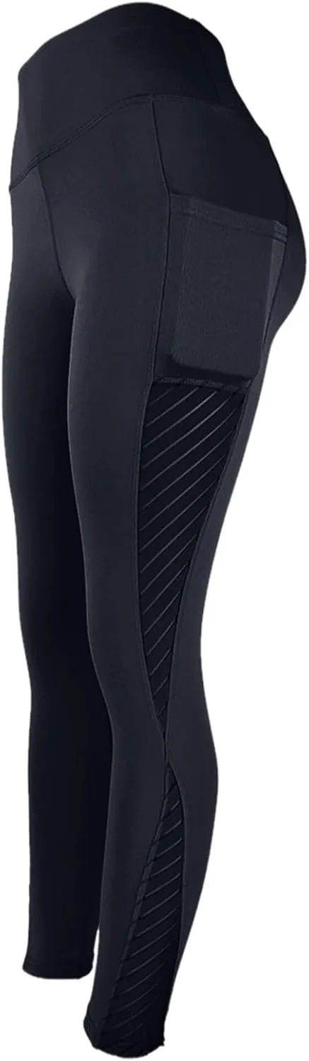 High Waisted Leggings with Pockets for Women Soft Athletic Tummy Control Yoga Pants Running Workout Compression Gym