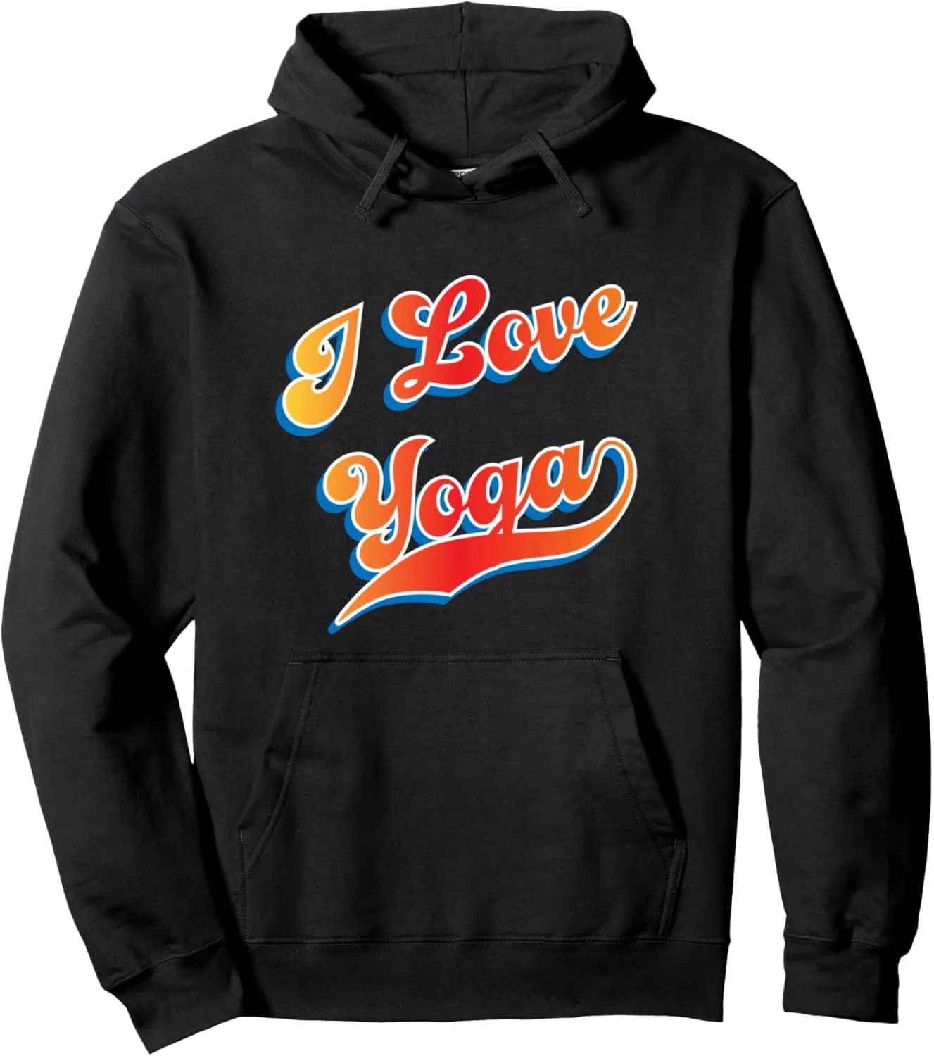 I Love Yoga Pullover Hoodie