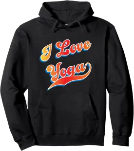 I Love Yoga Pullover Hoodie