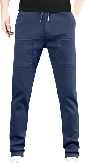 Mencomfy Cargo Pants Multipants - High Stretch Multi Pocket Durable Cargo Pants for Men Comfort Cargo Hiking Pant