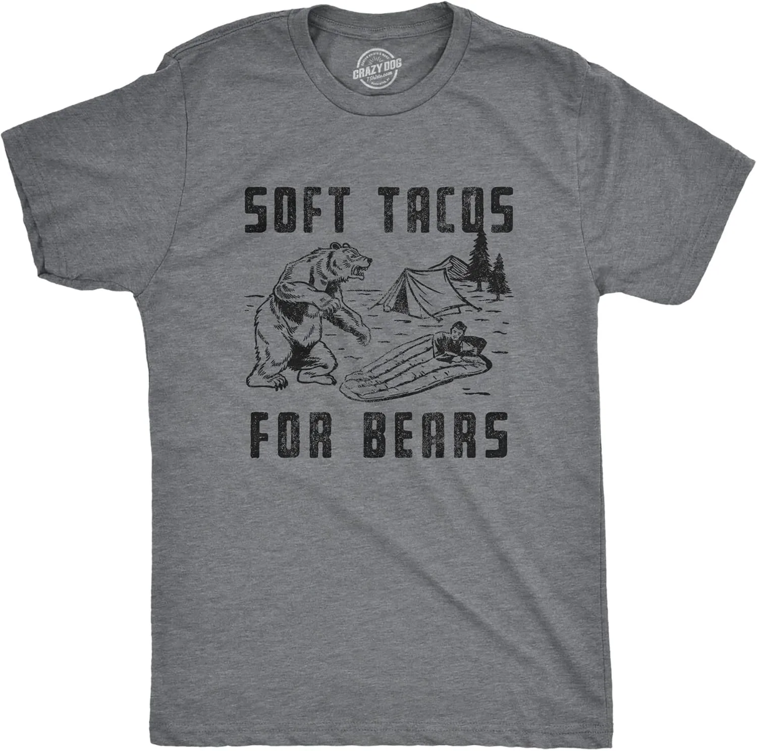 Mens Camping T Shirts Funny Camp Tees for Guys Cool Shirts for Outdoor Camping