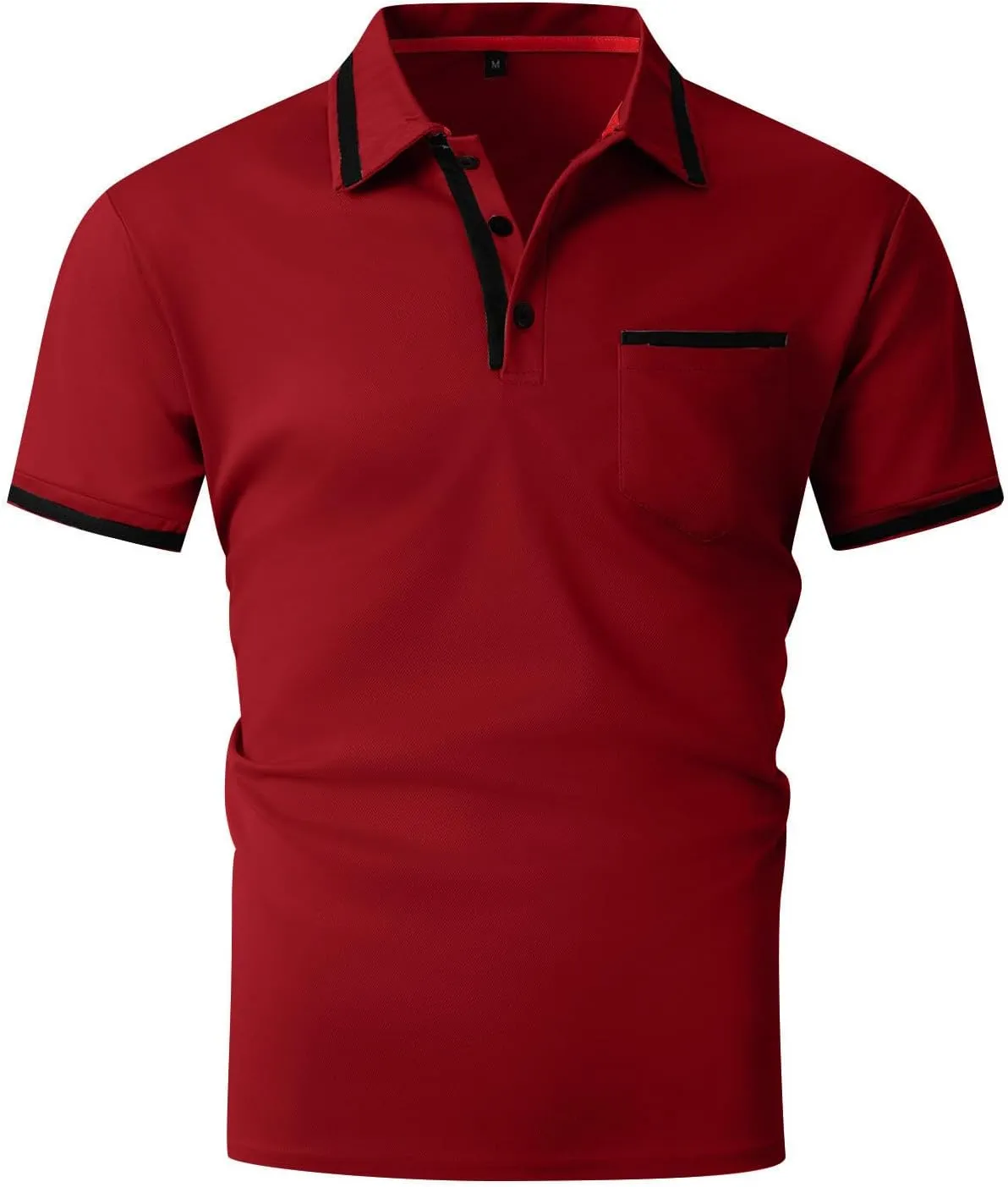 Men's Casual Polo Shirts 2025 Solid/Colo Short Sleeve Fashion Shirt Classic Striped Slim Fit Golf Tennis Tops