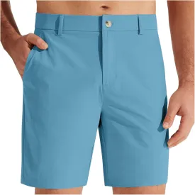Mens Stretch Golf Shorts Lightweight Stretch Quick Dry Flat Front Short Casual Comfy Work Hiking Athletic Dress Short