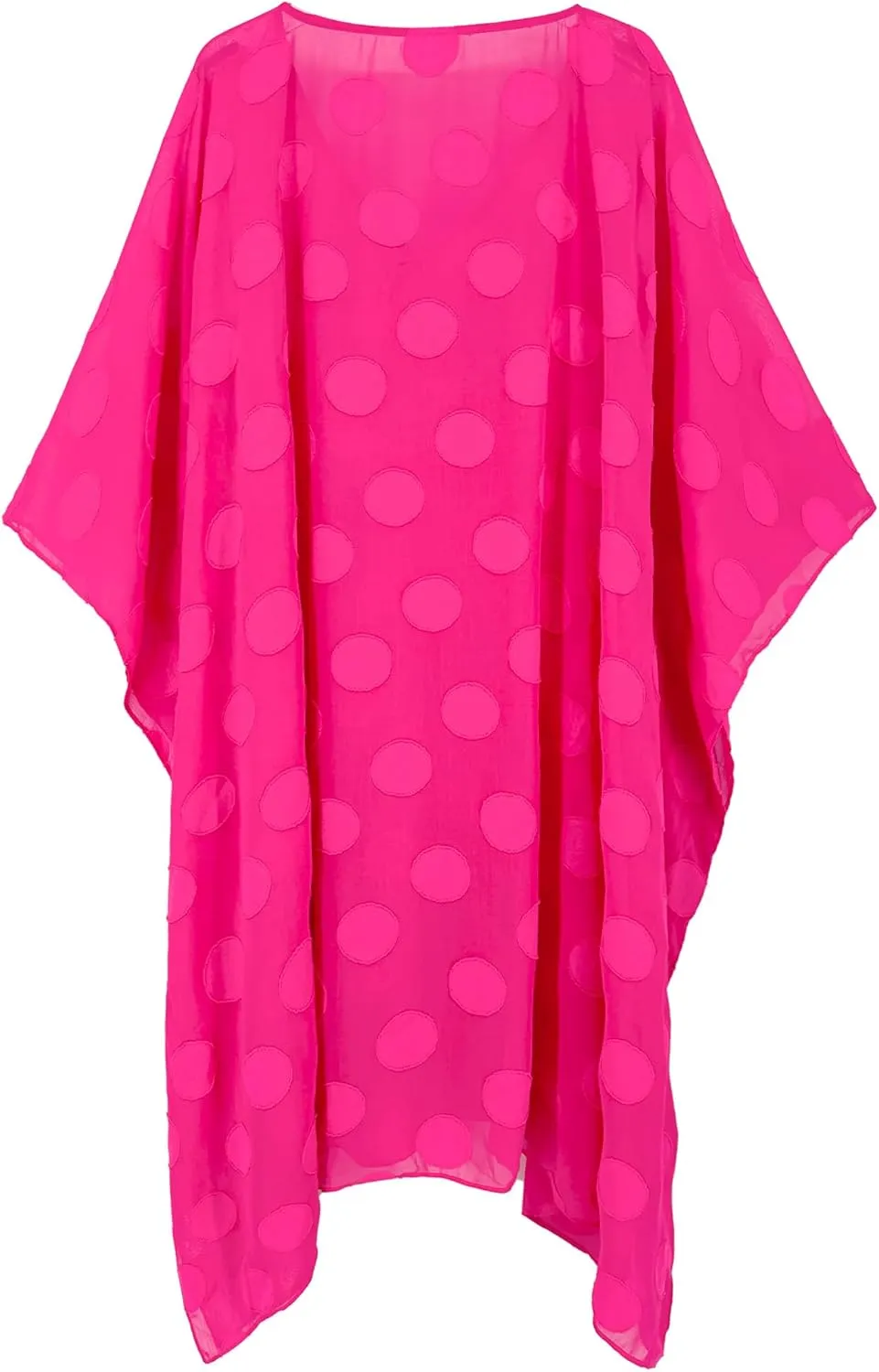 Moss Rose Women's Swimsuit Cover up Beach Kaftan for Bathing Suit with Floral Pattern