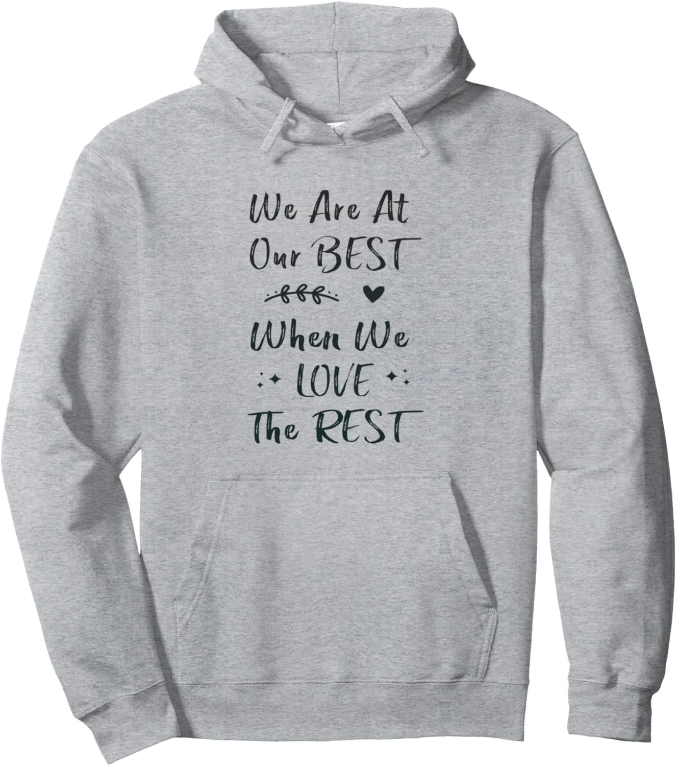 Motivational Quote, Inspirational Message Tee, Positive Vibe Pullover Hoodie