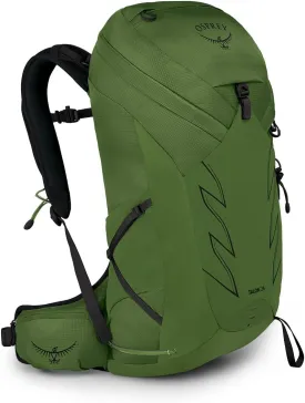 Osprey Talon 26L Men's Hiking Backpack with Hipbelt, Green Belt/Black, S/M