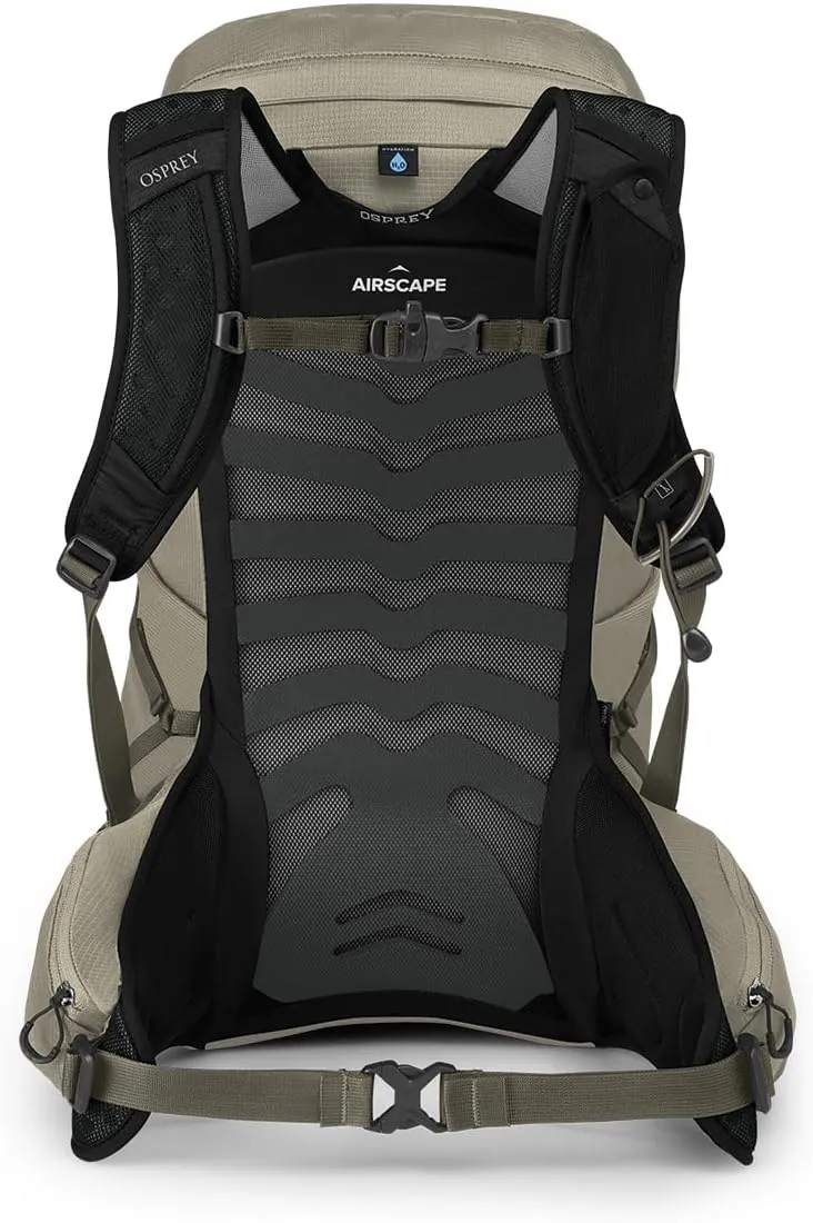 Osprey Talon 26L Men's Hiking Backpack with Hipbelt, Green Belt/Black, S/M