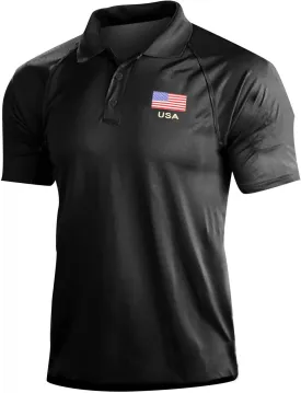 Polos for Men 2024 Comfort Soft Loose Outdoor Sports Lapel Solid Color Camouflage Printing Raglan Sleeve Top Short