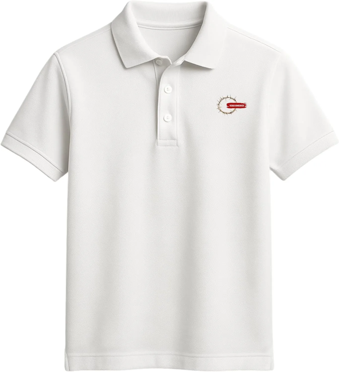 Pure Faith Organic Men Polo GOTS Cotton, Slim Fit, Eco-Friendly Casual Wear (US, Alpha, XX-Large, White)
