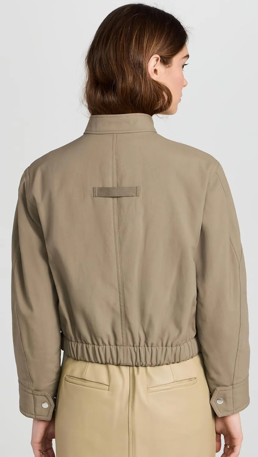 Vince Women's Cropped Bomber Jacket