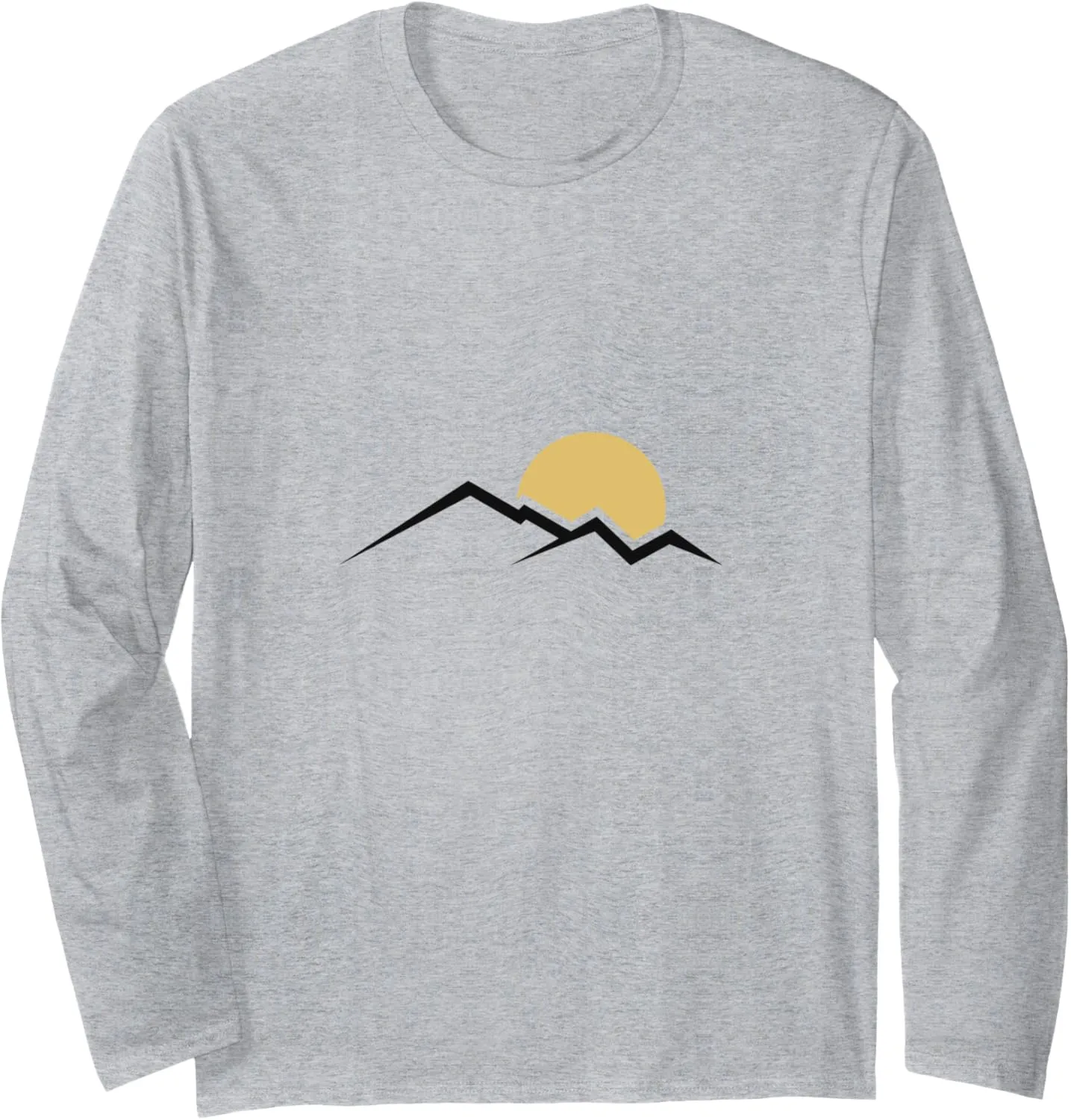 Wanderlust Hiking T-Shirt Mountain Motif Hoodie Mountain Landscape Long Sleeve T-Shirt