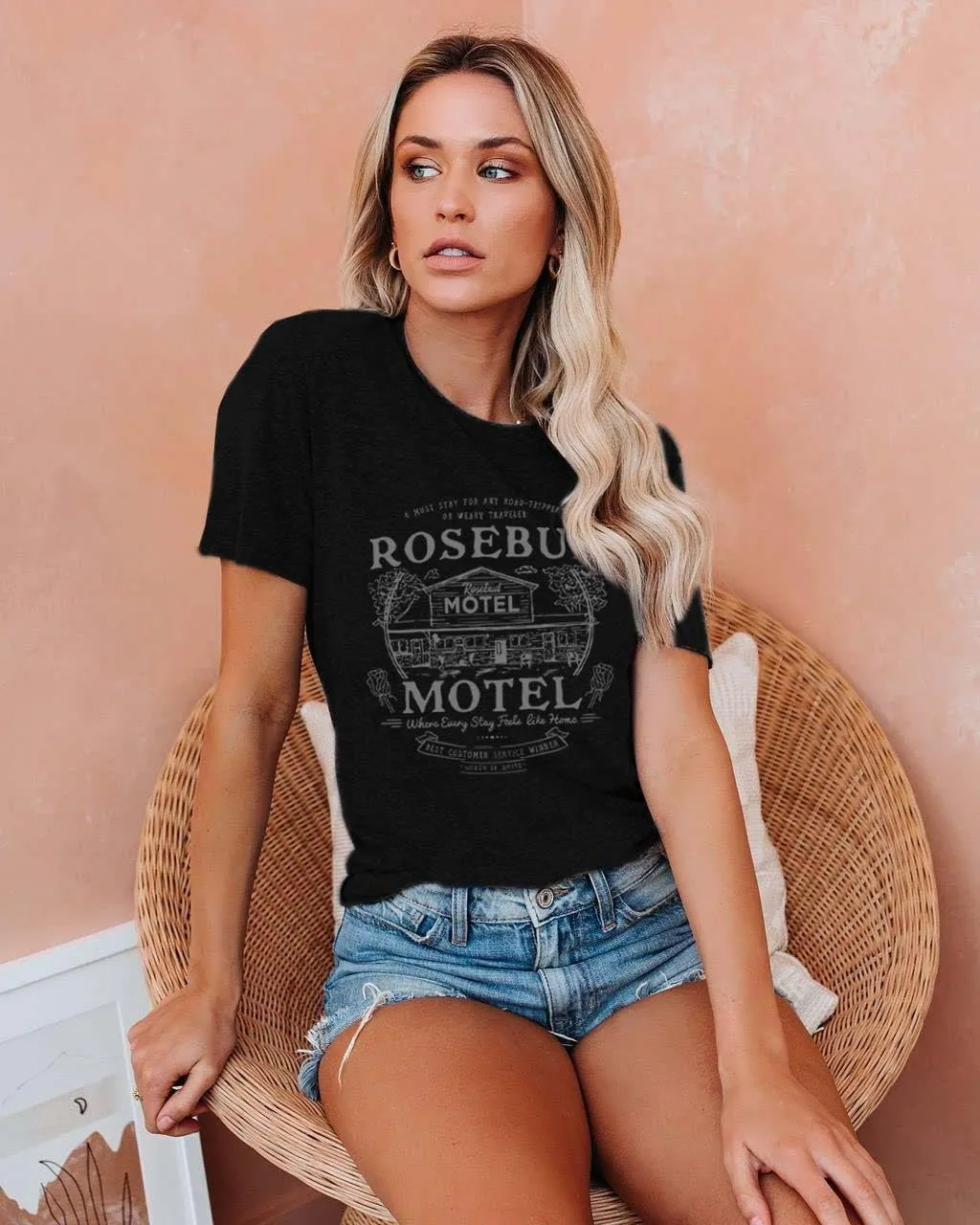 Women Vintage T Shirt Funny Summer Short Sleeve Tops Print Graphic Tees