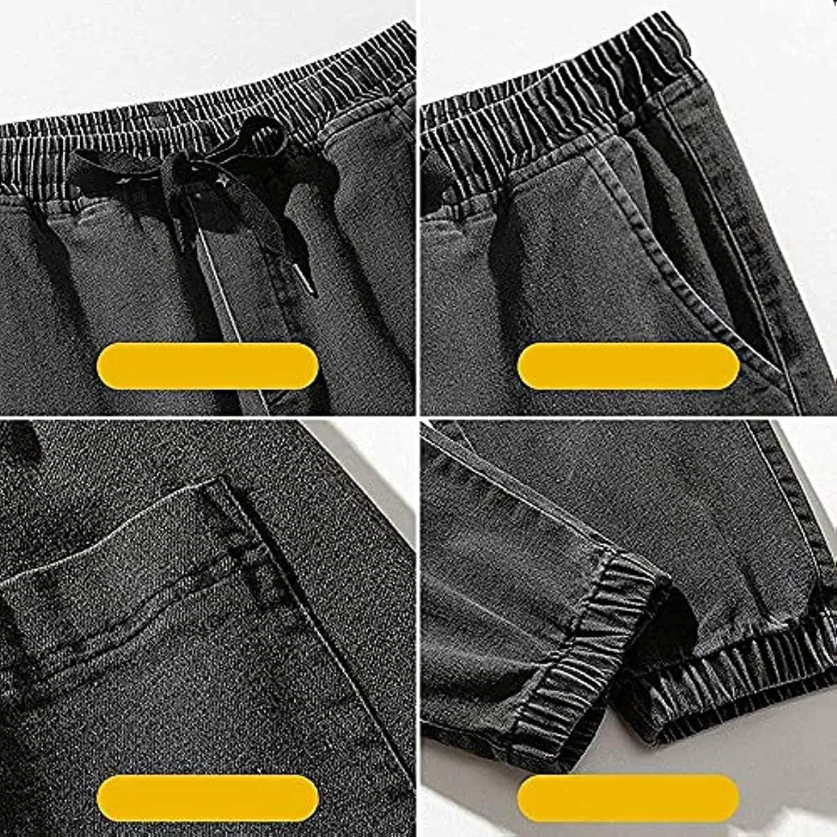 XYXIONGMAO Streetwear Hip Hop Cargo Joggers Pants for Men Denim Overalls Sports Harness Feet Harlan Casual Trousers