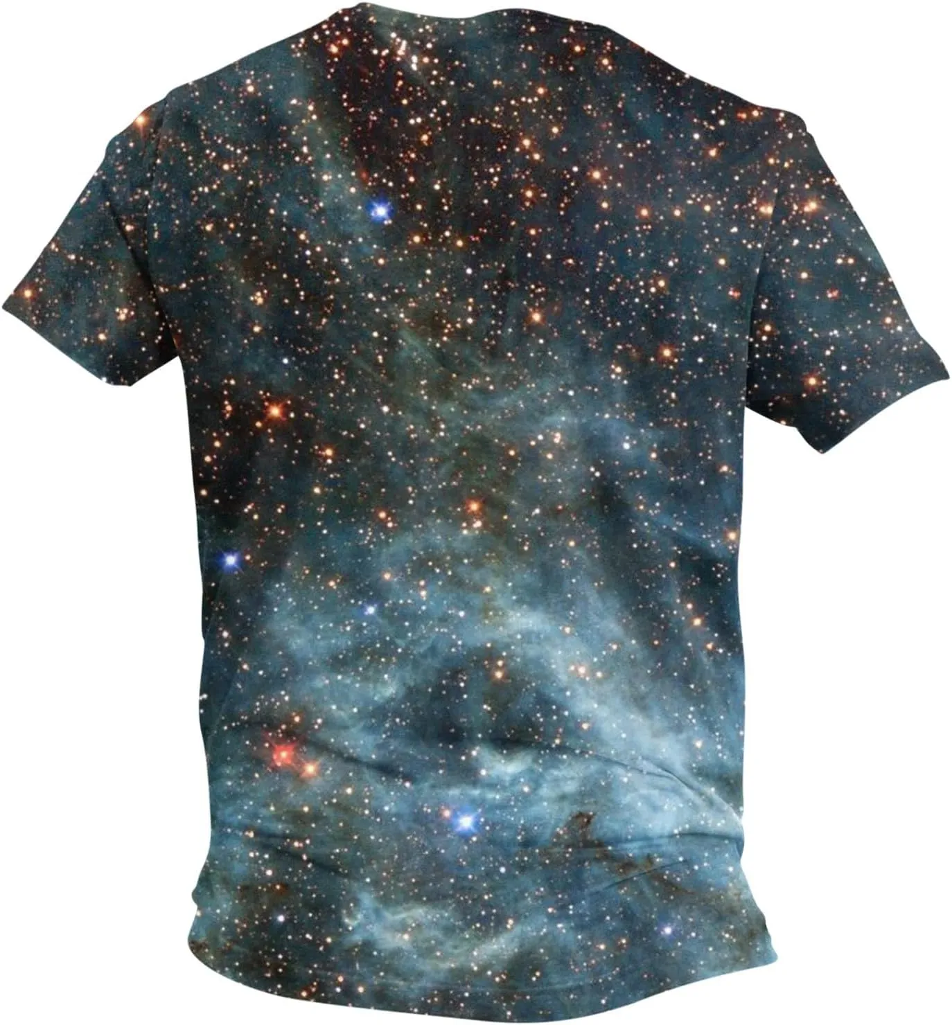 Zeiyignr Galaxy Shirt Men Space Universe Short Sleeve Nebula Tshirts 3D Tee Casual Crewneck Summer Tops Workout Muscle Shirts
